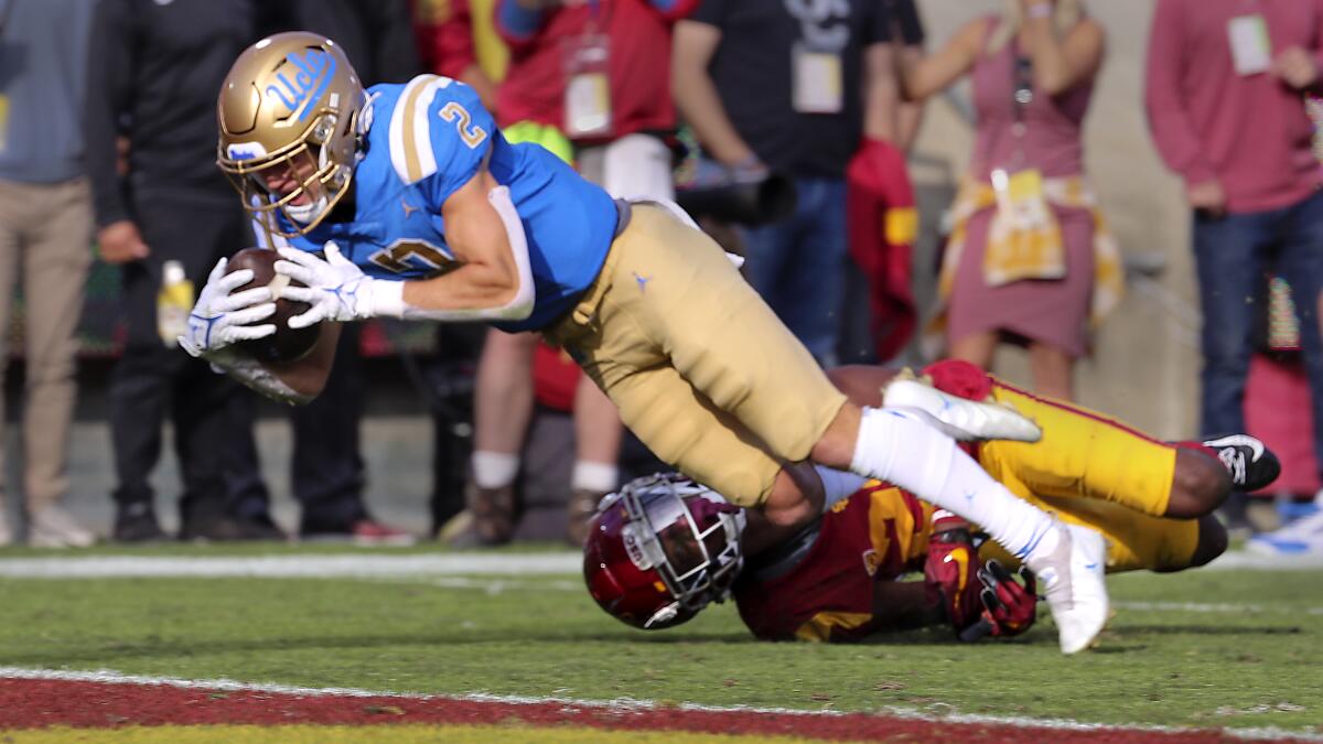 UCLA receiver Kyle Philips declares for NFL draft - Los Angeles Times