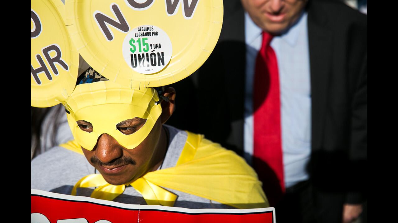 Fast food protest