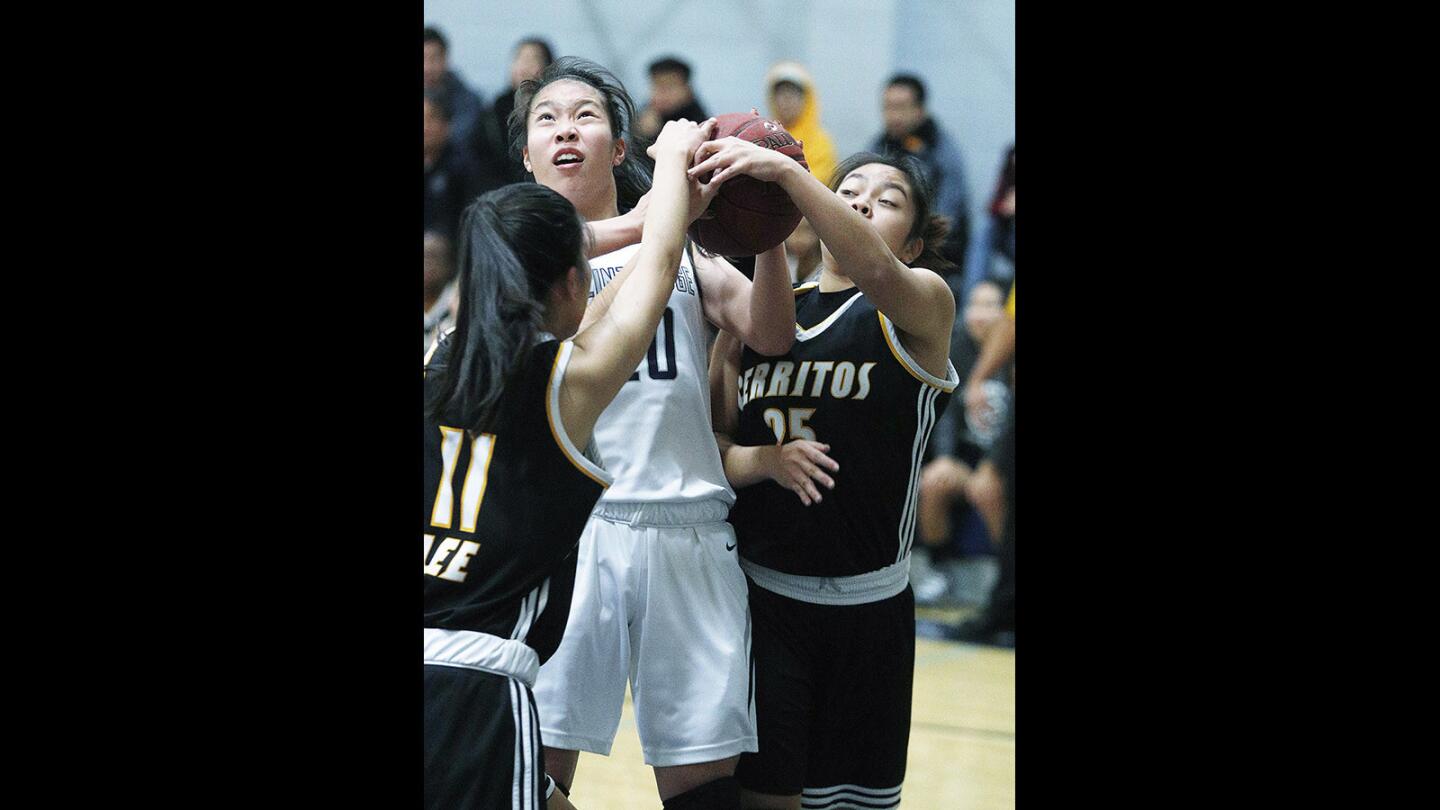 Photo Gallery: Flintridge Prep girls' basketball vs. Cerritos in CIF Southern Section Division III-A game