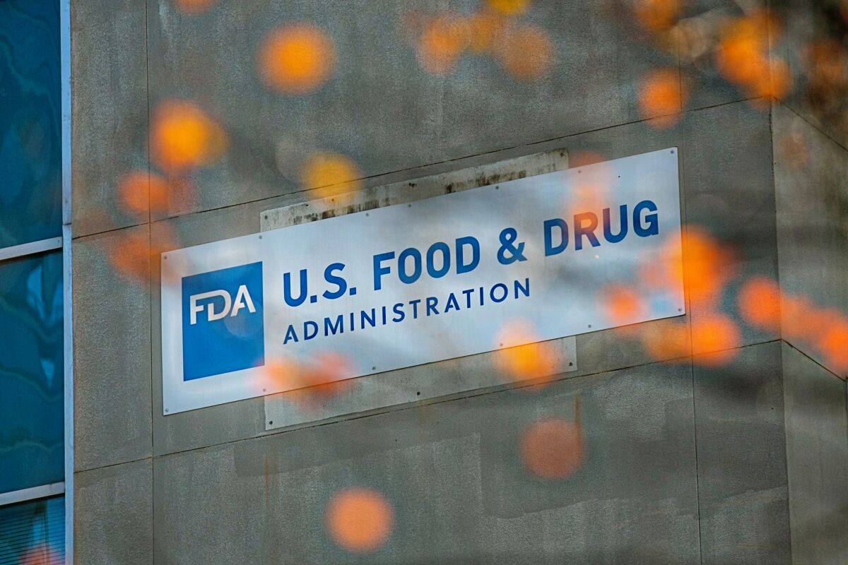 The Food and Drug Administration logo.