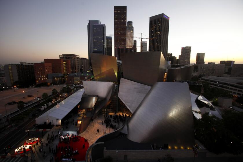 A gala was held at the Walt Disney Concert Hall on Monday night in honor of the building's 10-year anniversary.