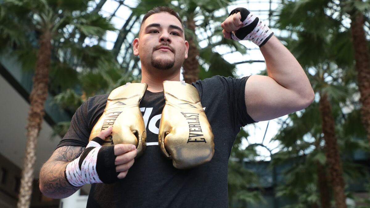 Andy Ruiz Jr. may become the first fighter of Mexican descent to become heavyweight champ when he meets Anthony Joshua on Saturday at Madison Square Garden.