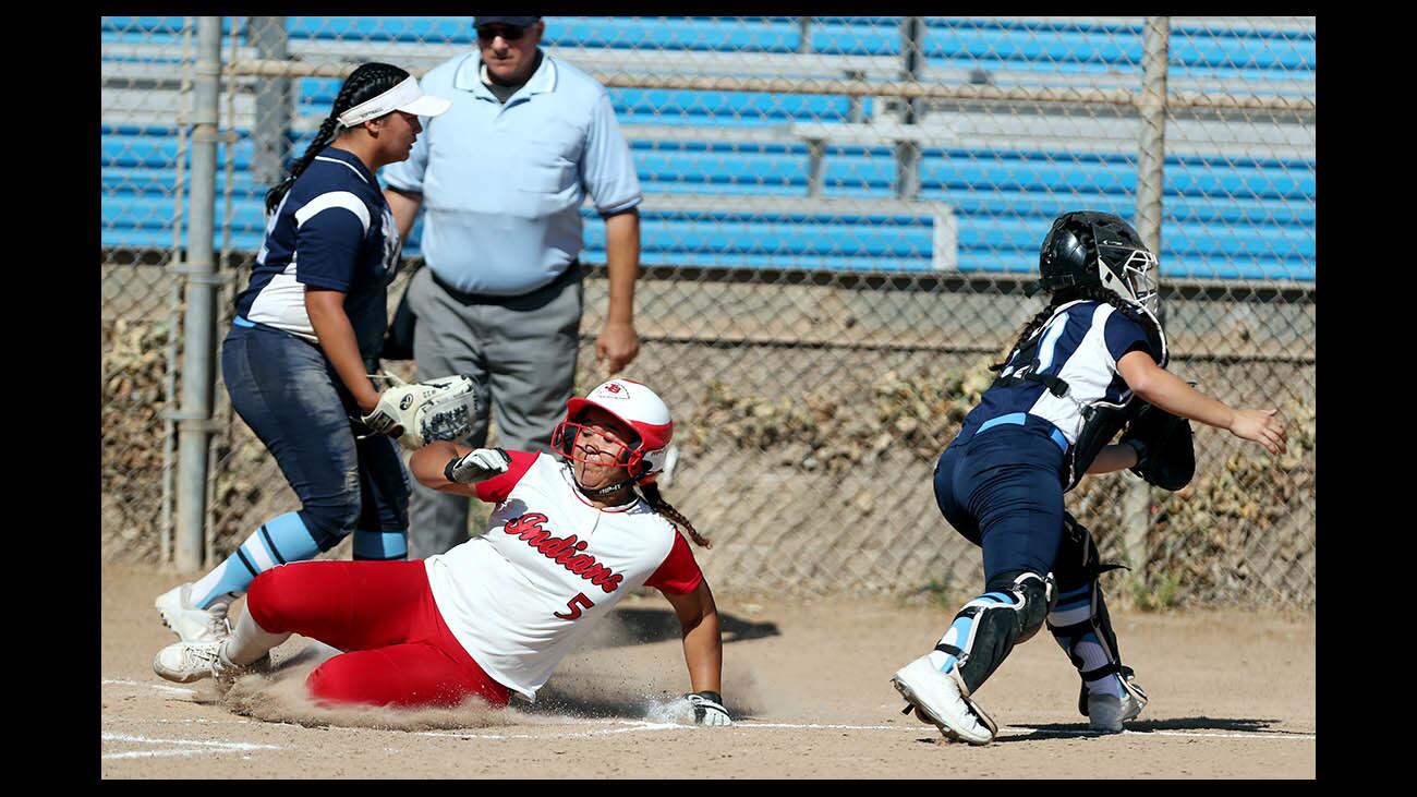 Photo Gallery: Crescenta Valley High softball vs. Burroughs