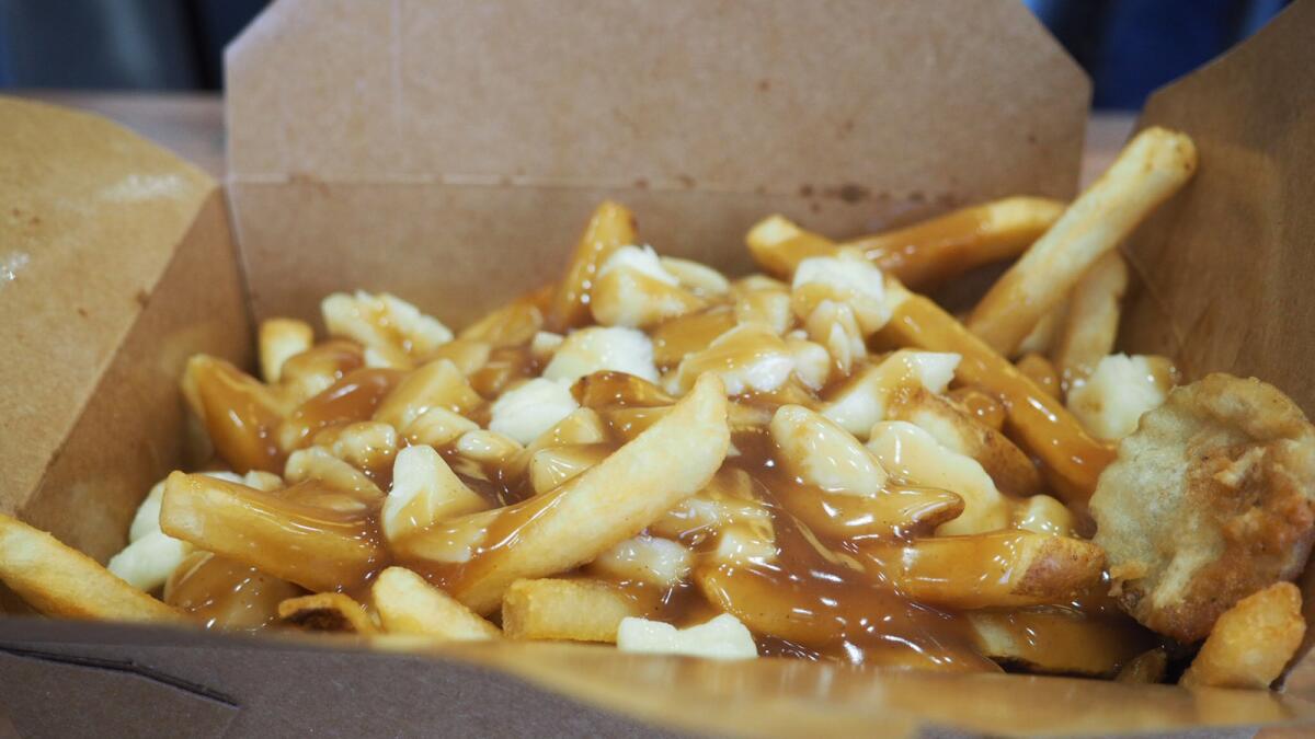 The classic poutine at Spudds in Pasadena.