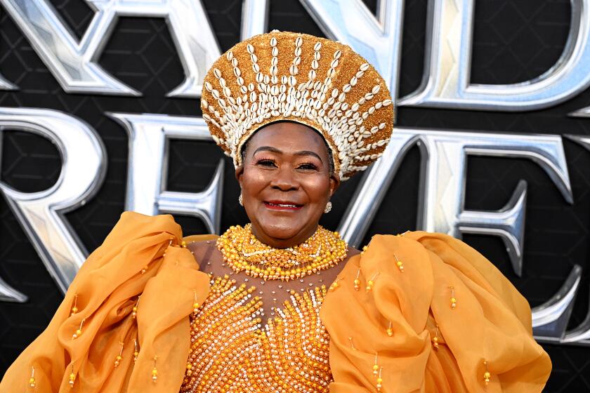 Connie Chiume arrives at the world premiere of Marvel Studios' "Black Panther: Wakanda Forever"