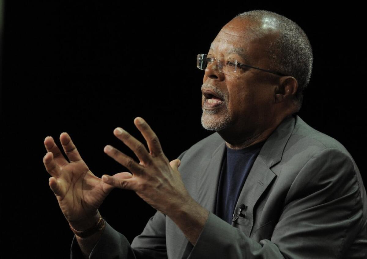 Henry Louis Gates Jr., executive producer of "The African Americans: Many Rivers to Cross with Henry Louis Gates Jr., " addresses reporters during the PBS Summer 2013 TCA press tour at the Beverly Hilton Hotel
