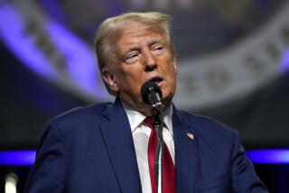 Republican presidential nominee former President Donald Trump speaks at the National Guard Association of the United States' 146th General Conference, Monday, Aug. 26, 2024, in Detroit. (AP Photo/Carolyn Kaster)