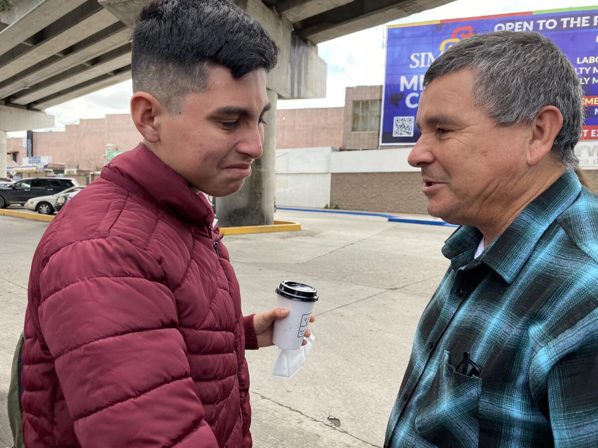 Carlos Miguel Romero Castrejón y el pastor Albert Rivera