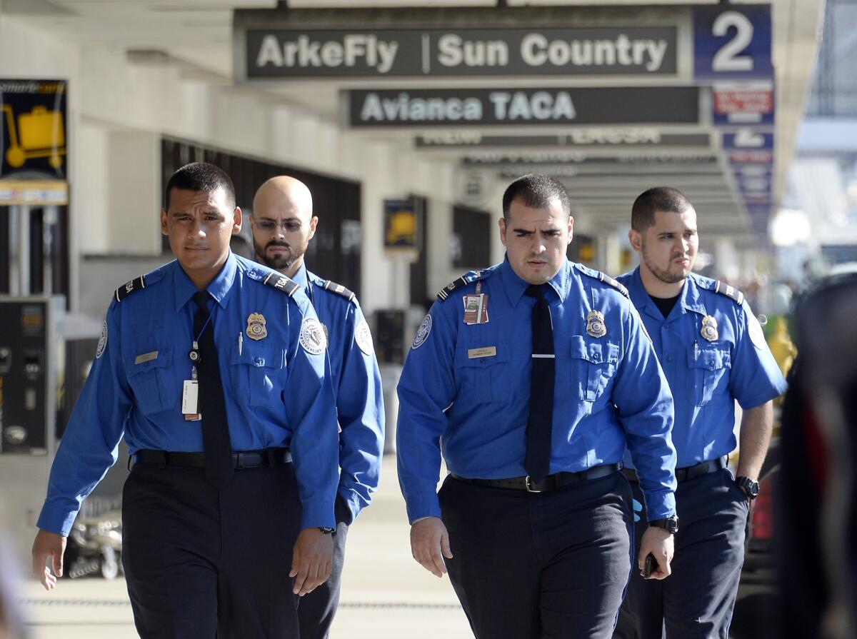 On Monday, the union representing 45,000 federal security agents called for the creation of a class of armed TSA officers with law enforcement training and the authority to arrest people.