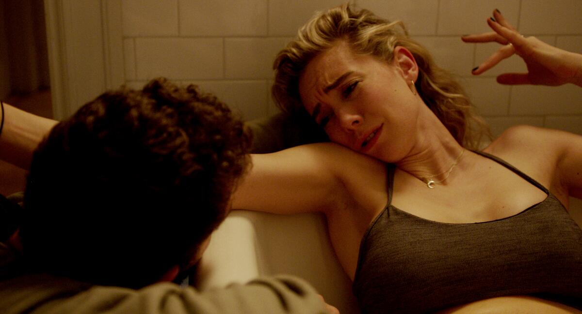 Shia LeBeouf as Sean and Vanessa Kirby as Martha in "Pieces of a Woman."