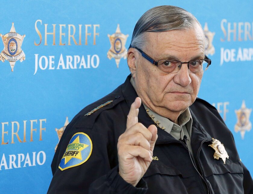 Arizona Sheriff Joseph Arpaio.