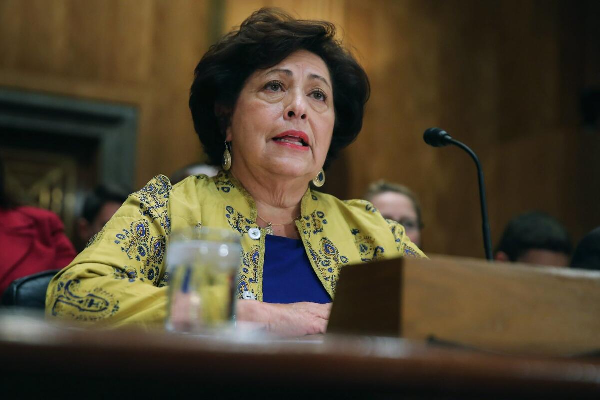 Katherine Archuleta resigned July 10 as director of the Office of Personnel Management after the recent OPM data breach.