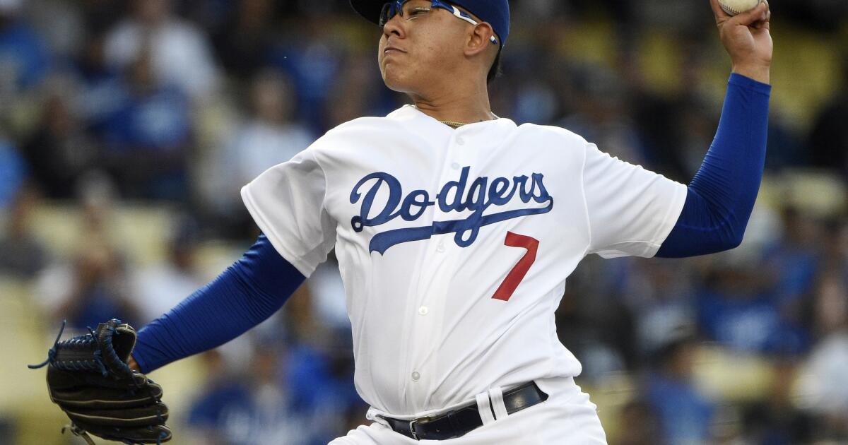 Column: How should Dodgers fans respond when Julio Urias takes the mound? -  Los Angeles Times