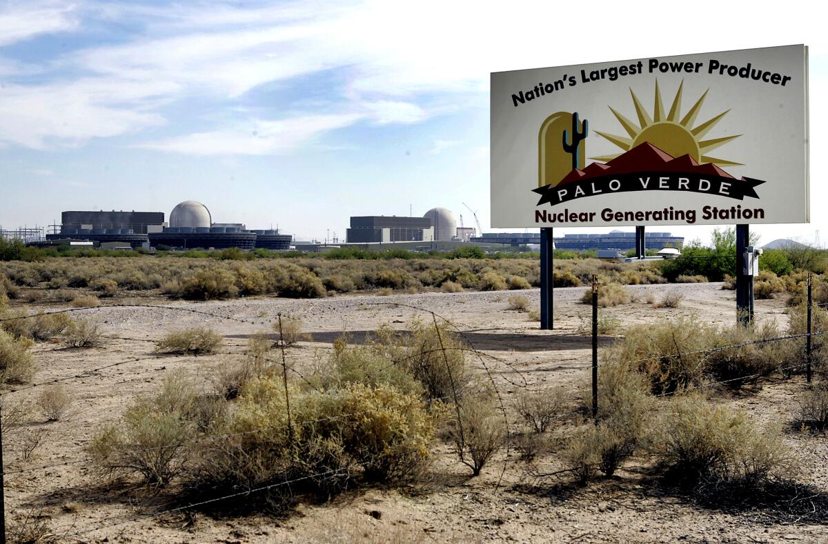 Palo Verde Nuclear Generating Station in Wintersburg, Ariz., is shown  in 2007.