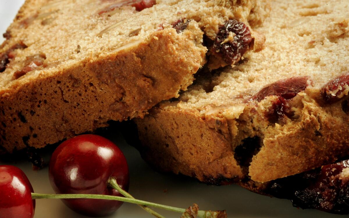 Cherry, honey and fennel bread