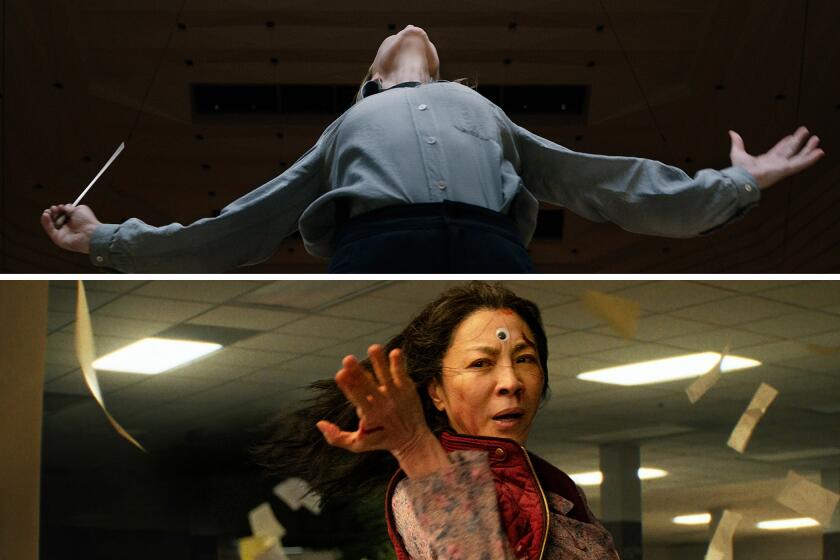 A conductor (Cate Blanchett in "Tár") and a housewife turned warrior (Michelle Yeoh in "Everything Everywhere All at Once")