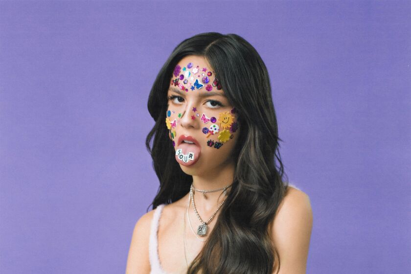 Cover of Olivia Rodrigo's 2021 album "Sour"