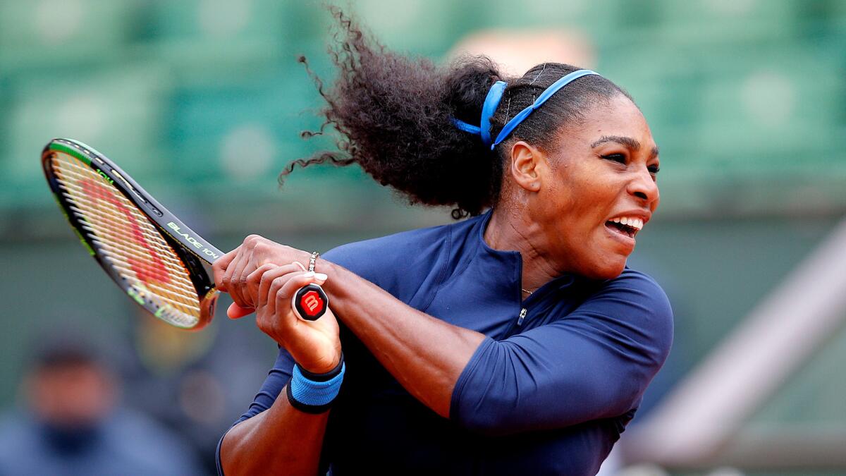 Serena Williams defeated Kiki Bertens on Friday to advance to the French Open final.