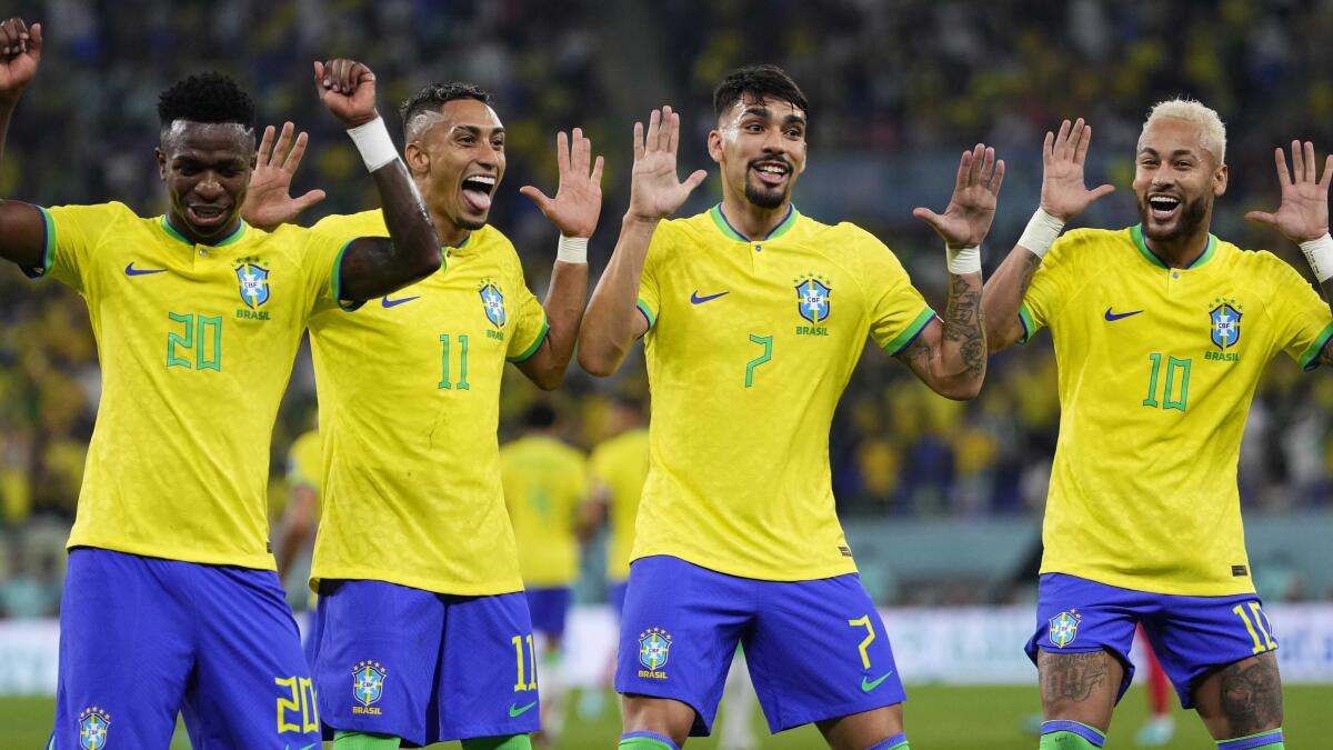 FIFA World Cup 2022: Brazil forward Vinicius Jr. says team's dance