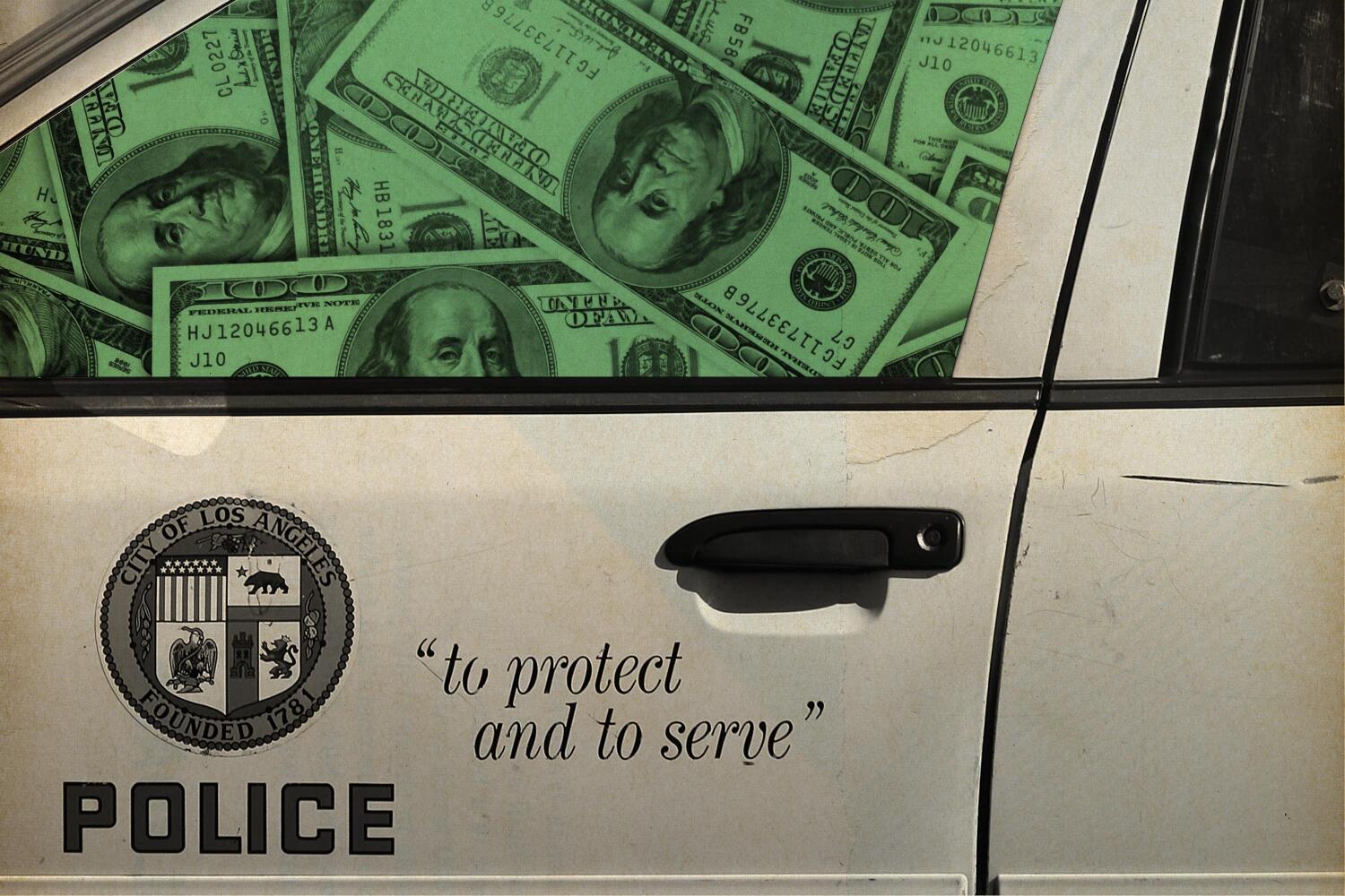 How private money helps bankroll the LAPD and gives boosters access to top officials