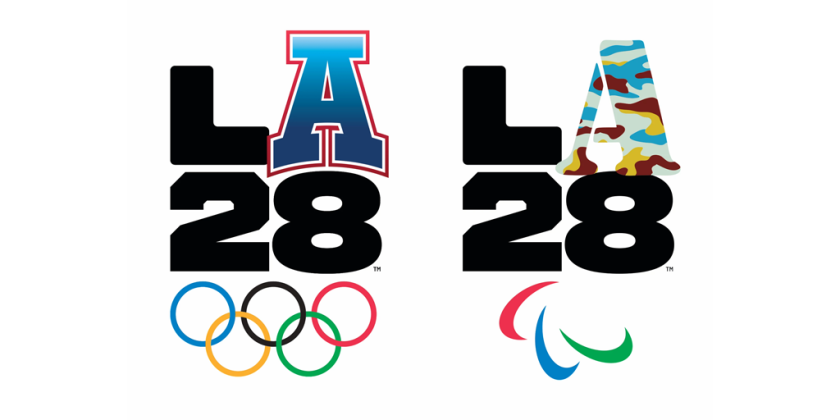 LA28 Olympic logos.