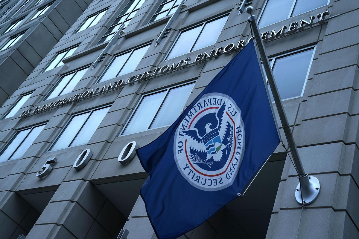 U.S. Immigration and Customs Enforcement headquarters in Washington