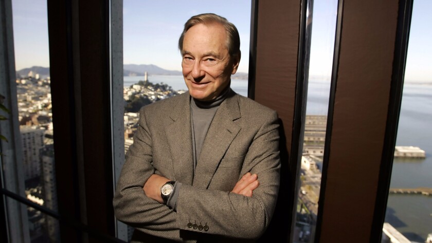 Venture capitalist Thomas Perkins in 2006 in his office in San Francisco.