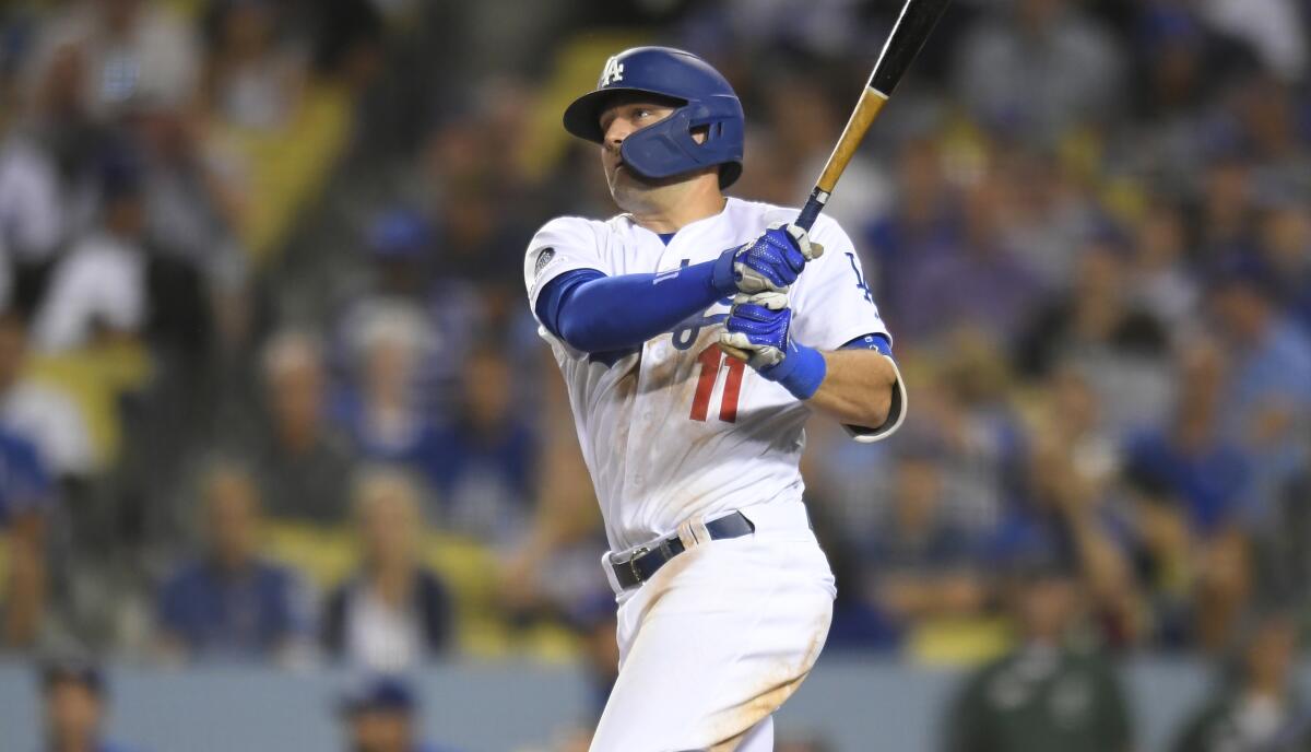 A.J. Pollock will be batting third for the Dodgers against the Nationals in Game 2 of the National League Division Series.