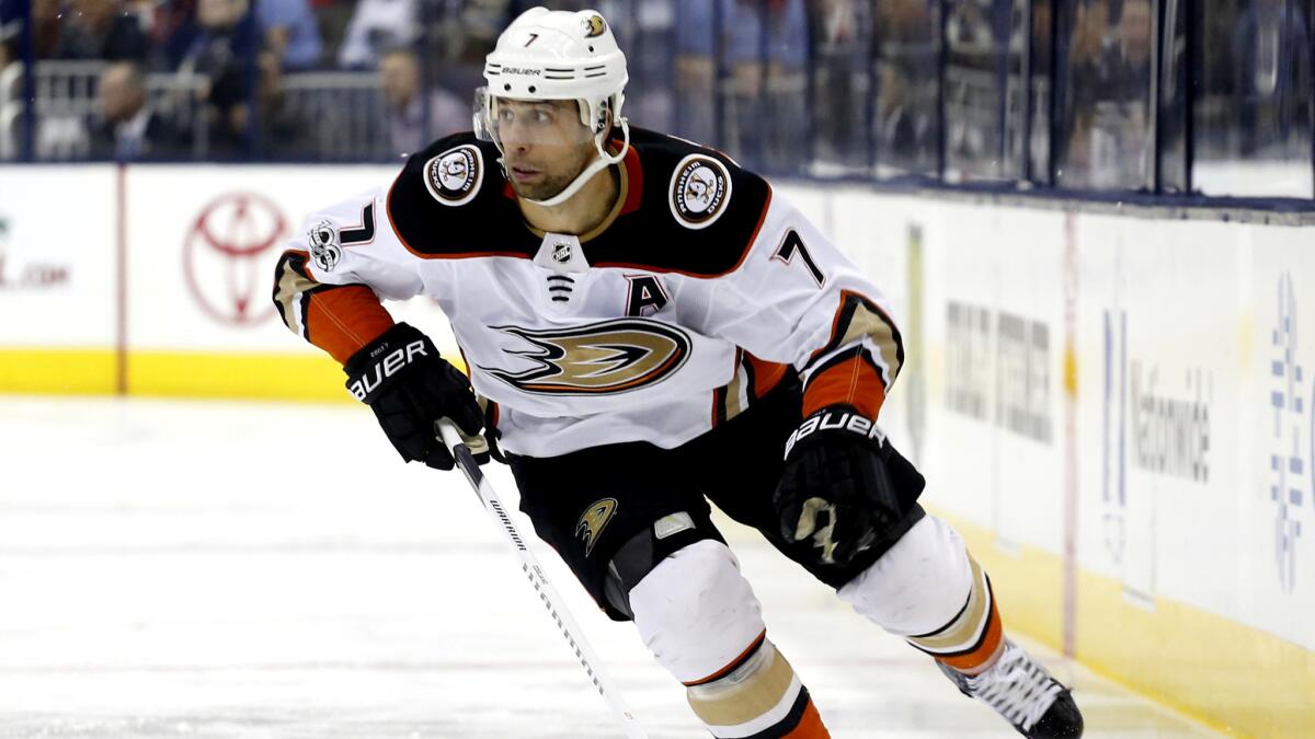 Ducks right wing Andrew Cogliano has never missed a game during his 11-year career.