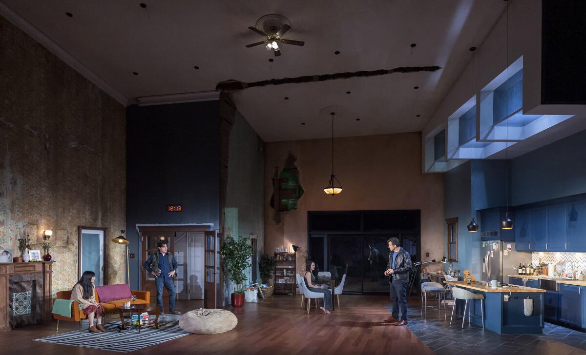 The Ahmanson's "2:22 - A Ghost Story" centers on a dream home that might be haunted.