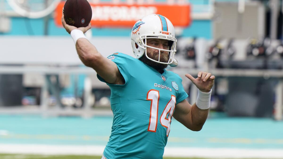 Bills won't see Dolphins QB Ryan Fitzpatrick after vet tests positive for  COVID-19 