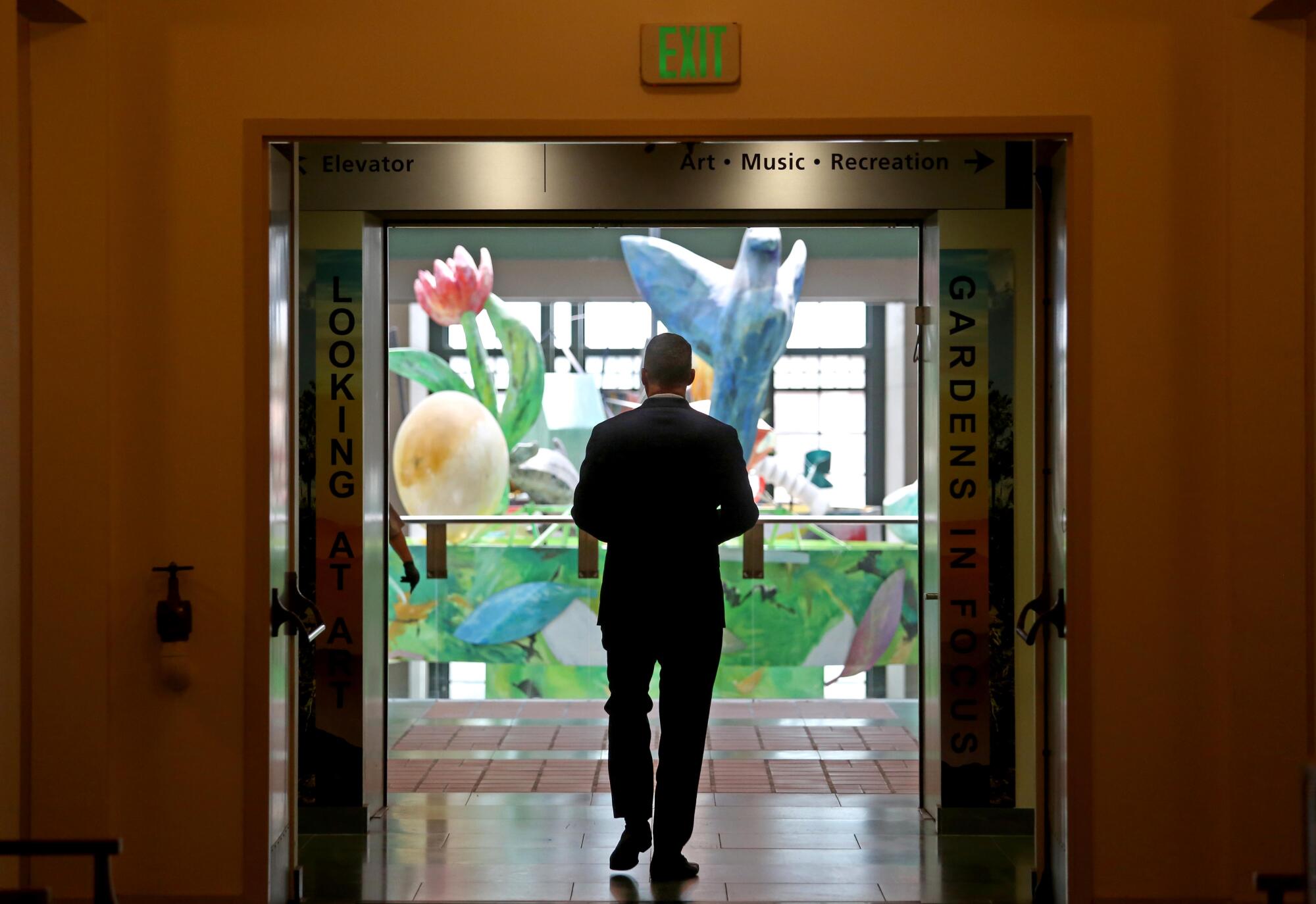  John Szabo  at the Los Angeles Central Library in downtown Los Angeles.