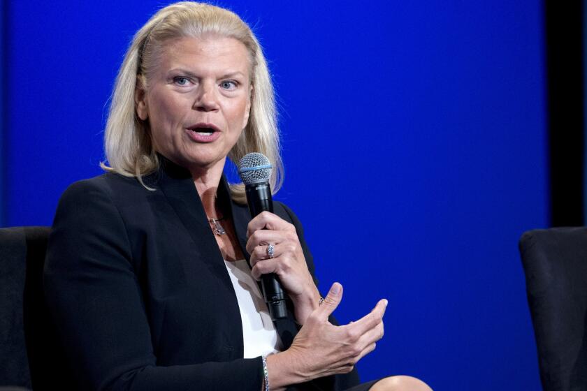 IBM CEO Virginia Rometty at a business event last year: Her buybacks haven't been good for the company, and not so great for shareholders either.