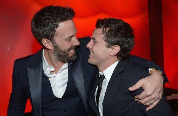 Director and actor Ben Affleck with his brother, actor Casey Affleck.