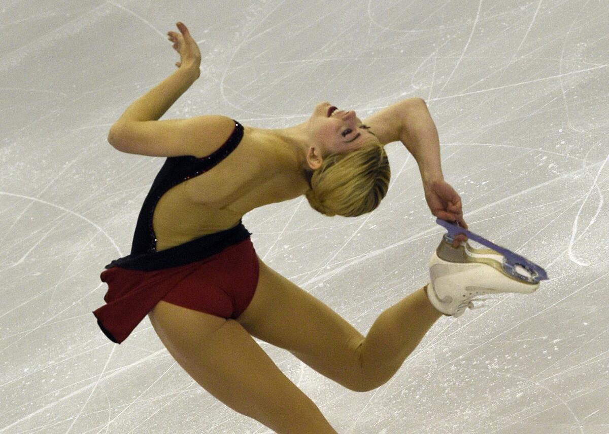 U.S. skater Gracie Gold competes in the ISU Grand Prix in Barcelona, Spain, on Dec. 11.