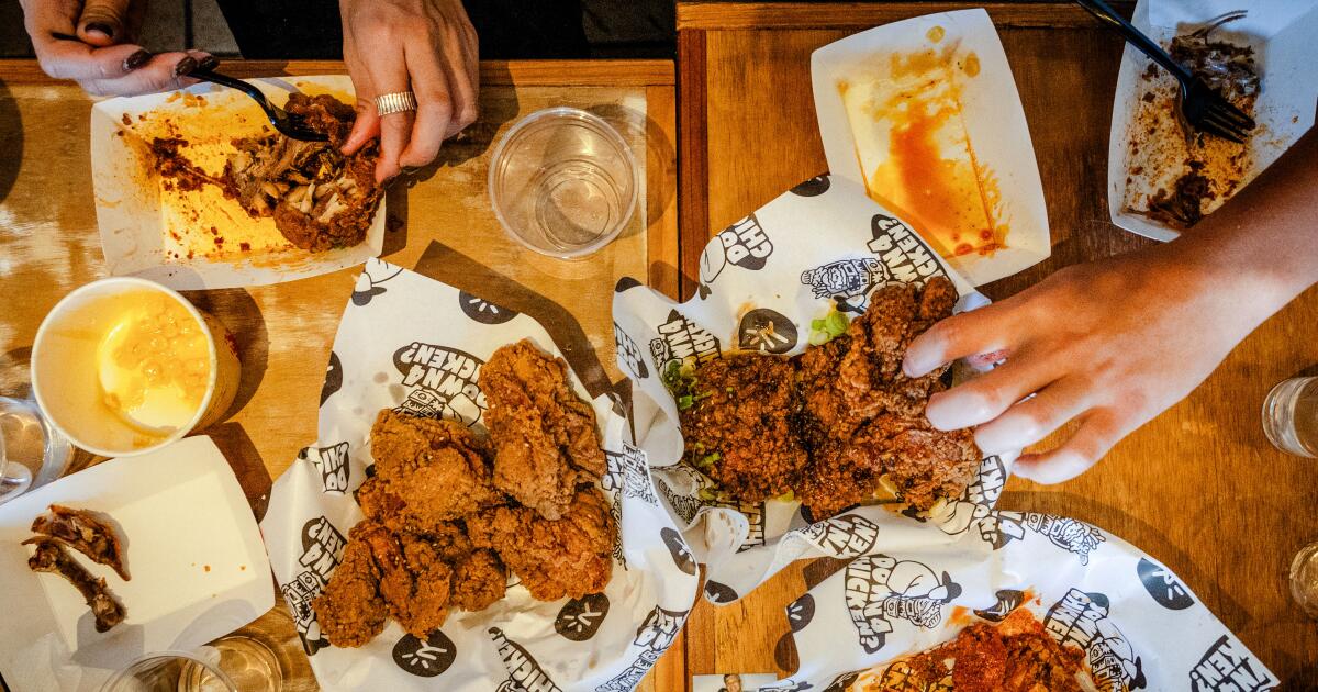 Melhor frango estilo coreano em Los Angeles Melhor frango estilo coreano em Los Angeles