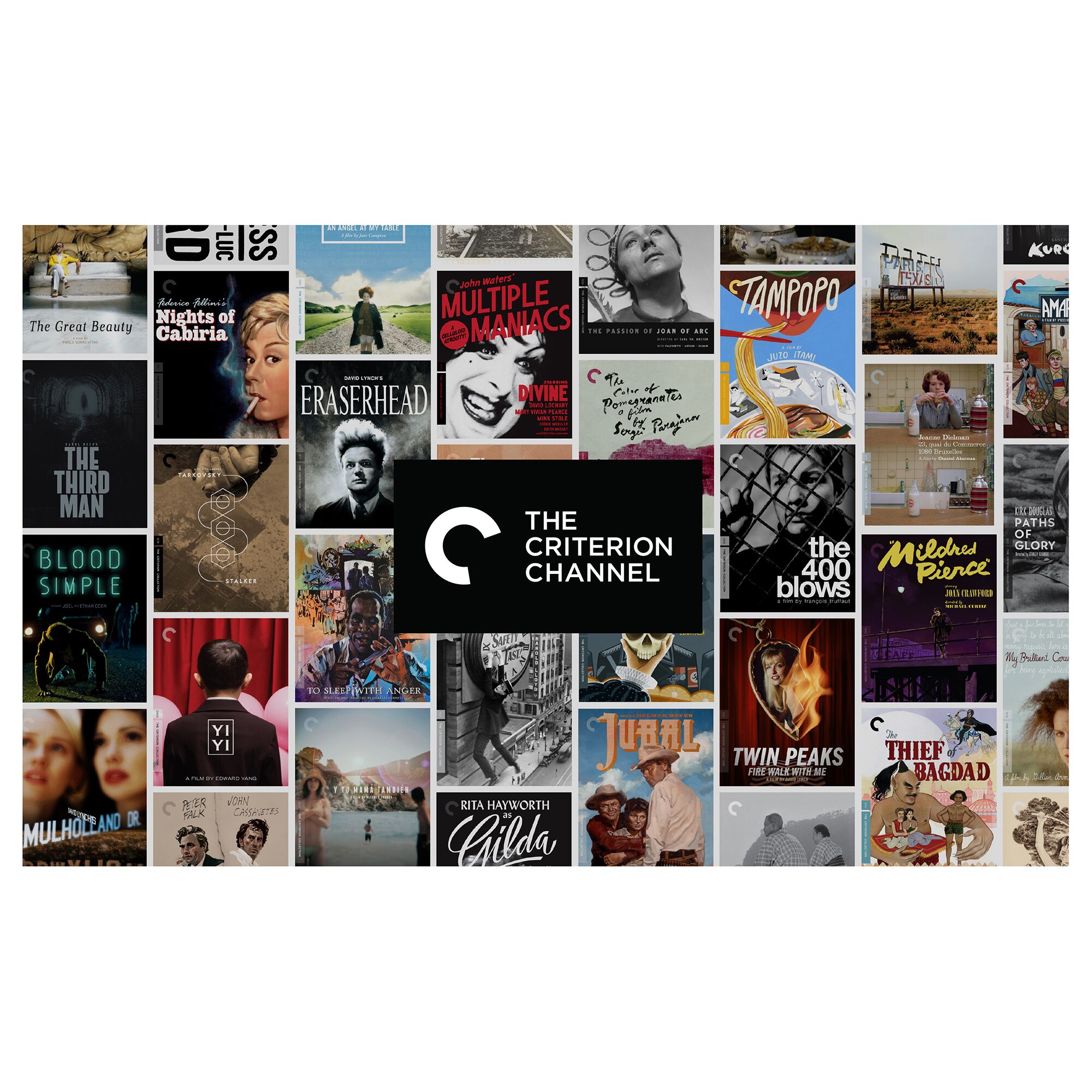 Criterion Channel title cover grid