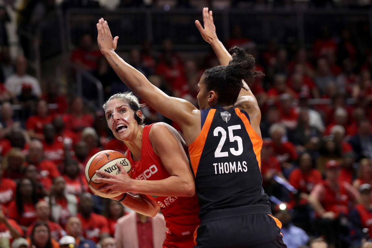 Washington's Elena Delle Donne is the reigning WNBA MVP.