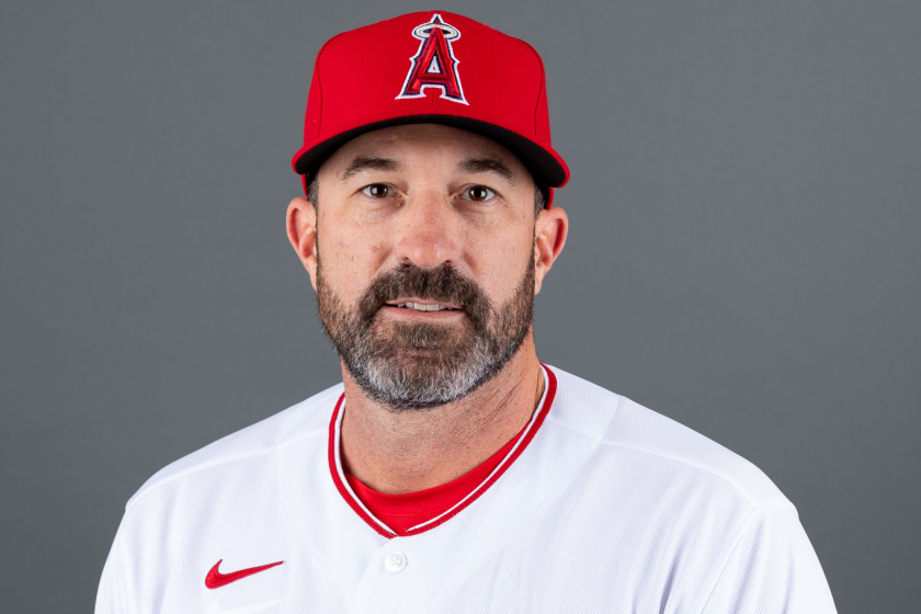 TEMPE, ARIZONA - FEBRUARY 18: Pitching coach Mickey Callaway #75 poses for a photo during.