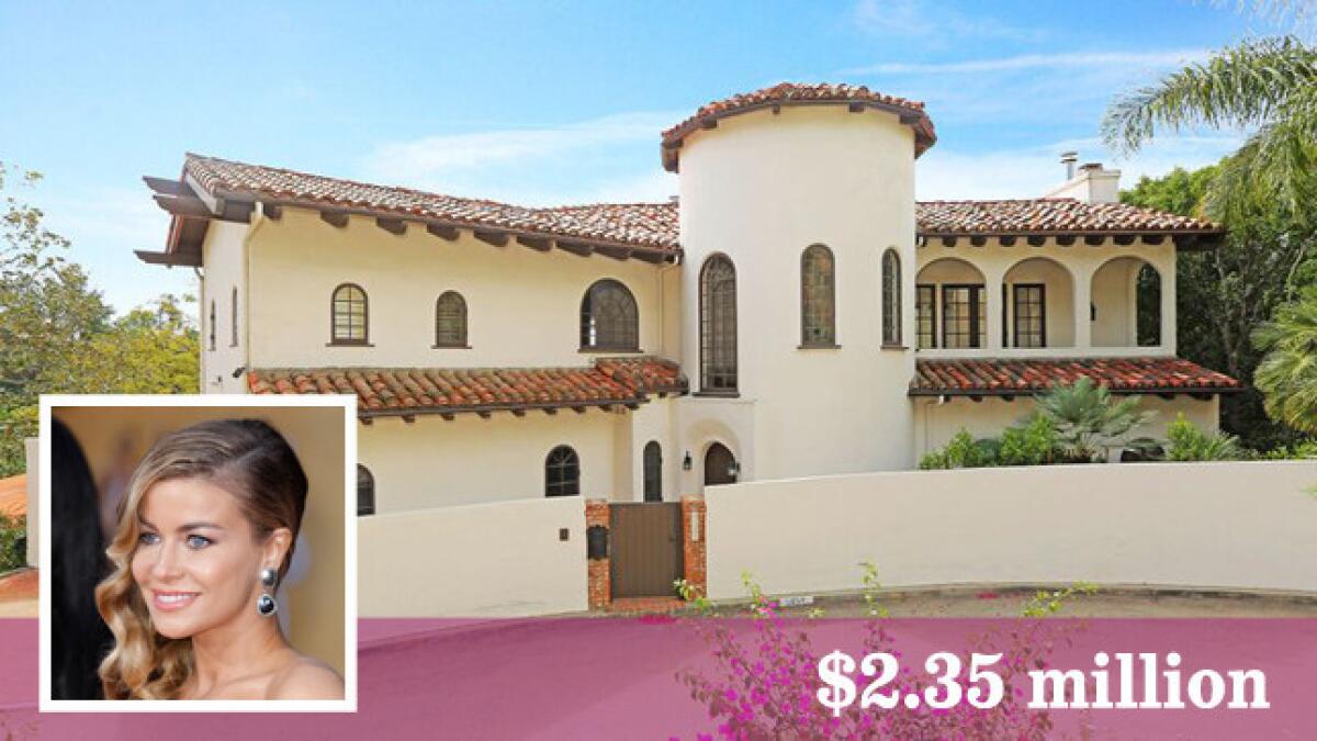 Model-actress-television personality Carmen Electra sells her house in Hollywood Hills West for $2.35 million.