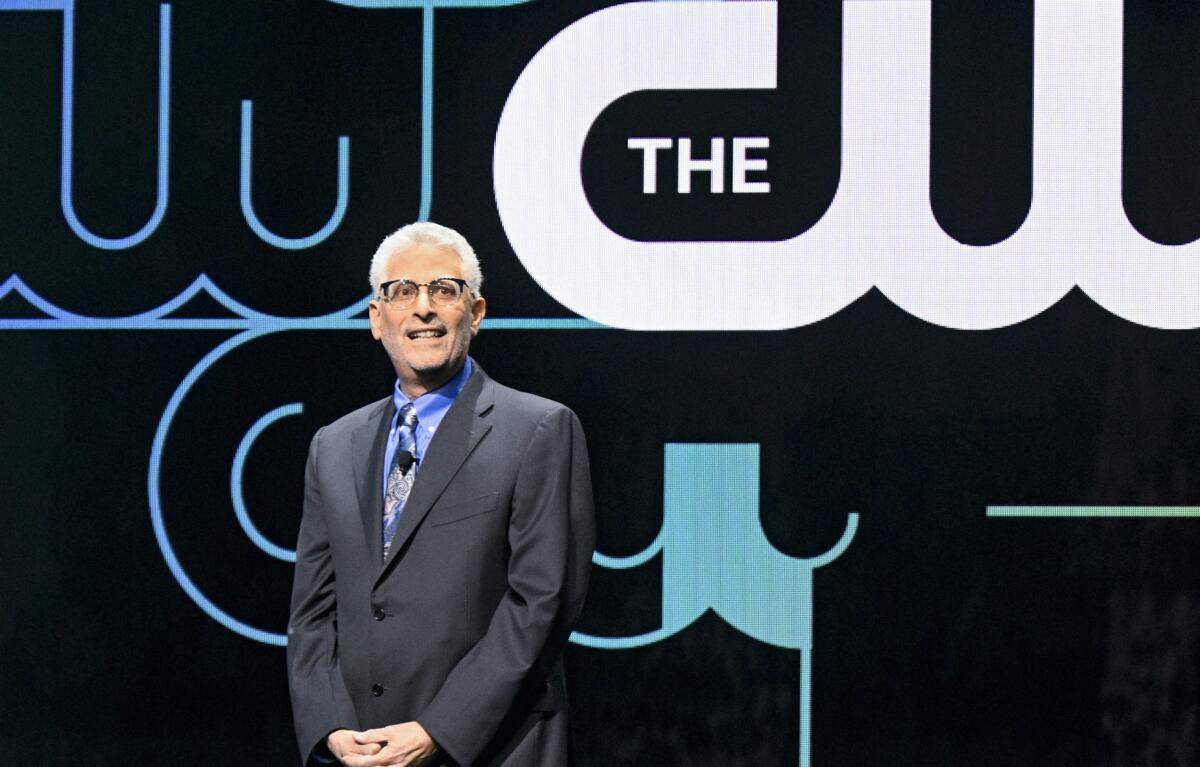 Mark Pedowitz at the 2022 CW Network upfront presentation in New York.