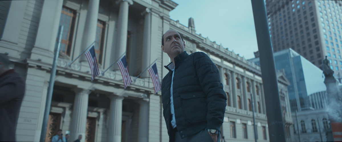 Andrés Parra as Chilean soccer executive Sergio Jadue in Amazon's "El Presidente," a satire of the 2015 "FIFA Gate" scandal.