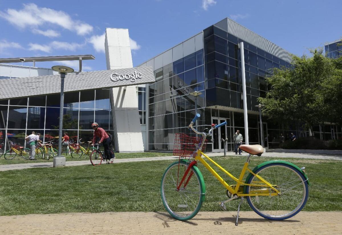 Google reported quarterly earnings Thursday. Above, its Mountain View, Calif., headquarters.