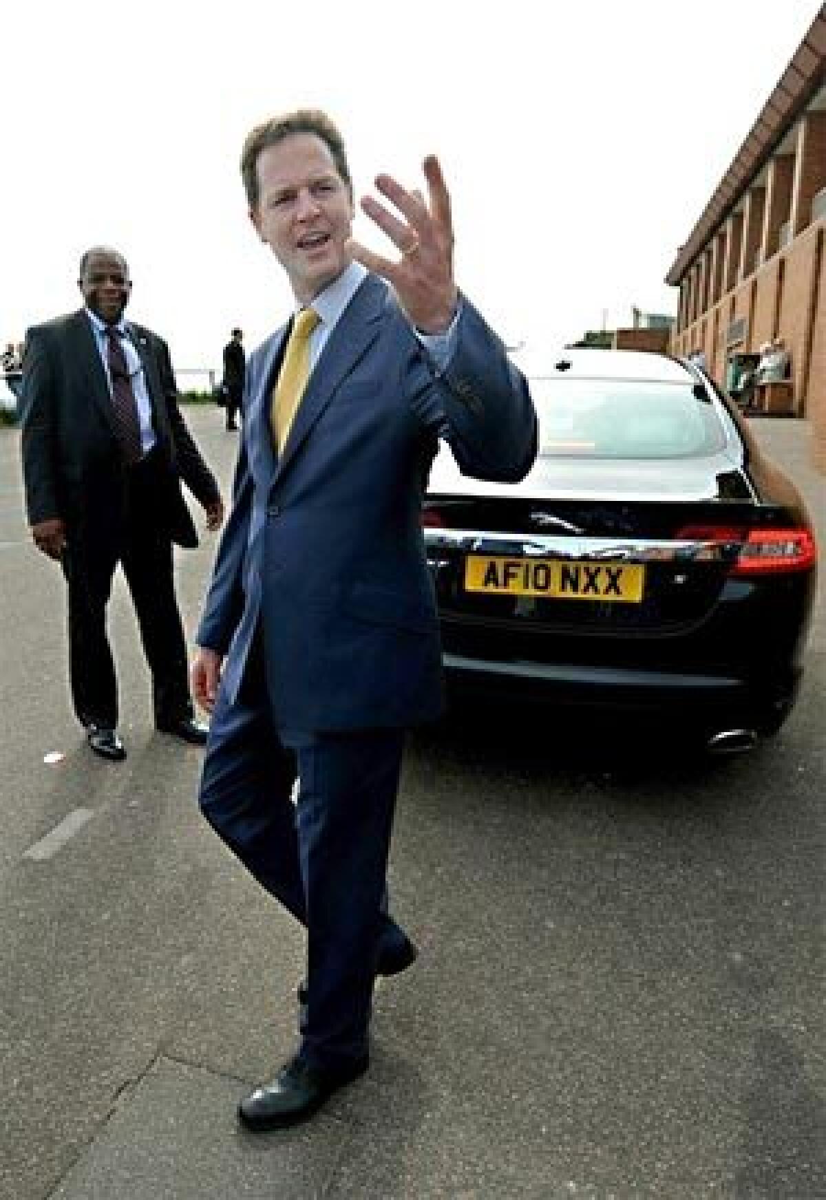 British Deputy Prime Minister Nick Clegg supported the decision to scrap plans for national identification cards.