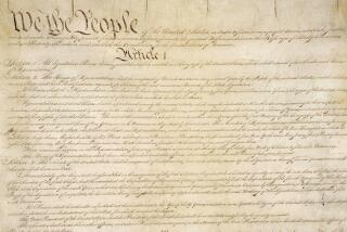 This photo made available by the U.S. National Archives shows a portion of the first page of the United States Constitution. According to NPD BookScan, which tracks around 85 percent of the print market, more than 1 million copies of the Constitution in various editions were sold since Trump took office. The sales are especially notable because the Constitution can be read or downloaded for free, including from the U.S. government. (National Archives via AP)