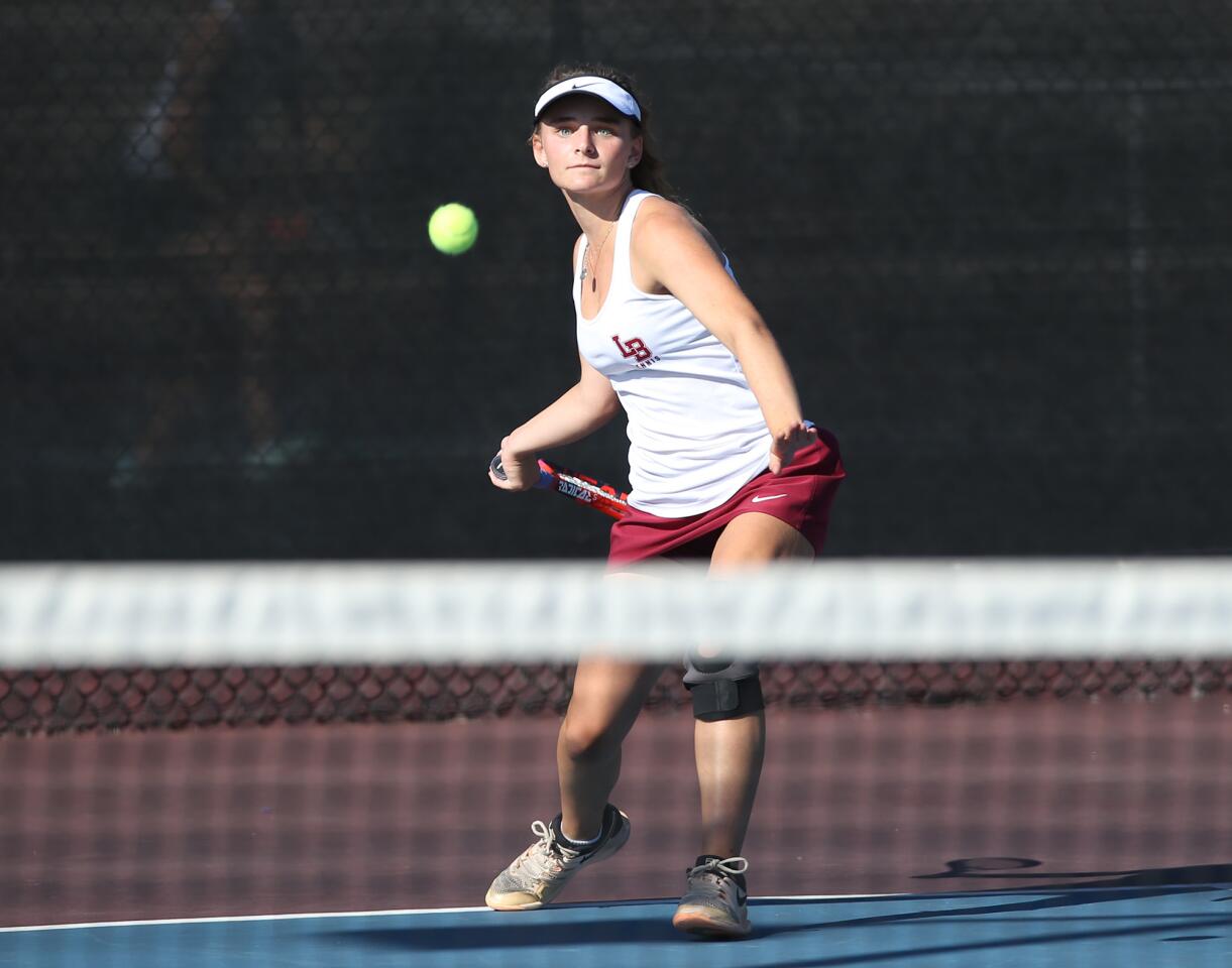 Photo Gallery: Edison vs. Laguna Beach in girls’ tennis