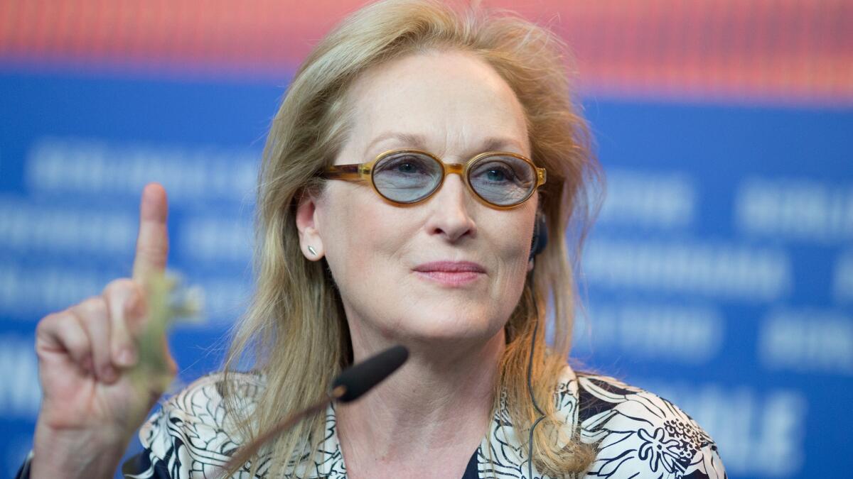 Meryl Streep is setting the record straight about what she said and meant earlier this month at the Berlin Film Festival.