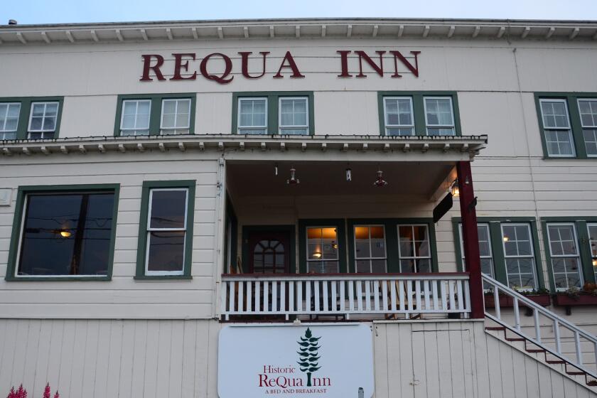 The Historic Requa Inn stands outside Klamath, near California's northern border, at the edge of Redwood National and State Parks.