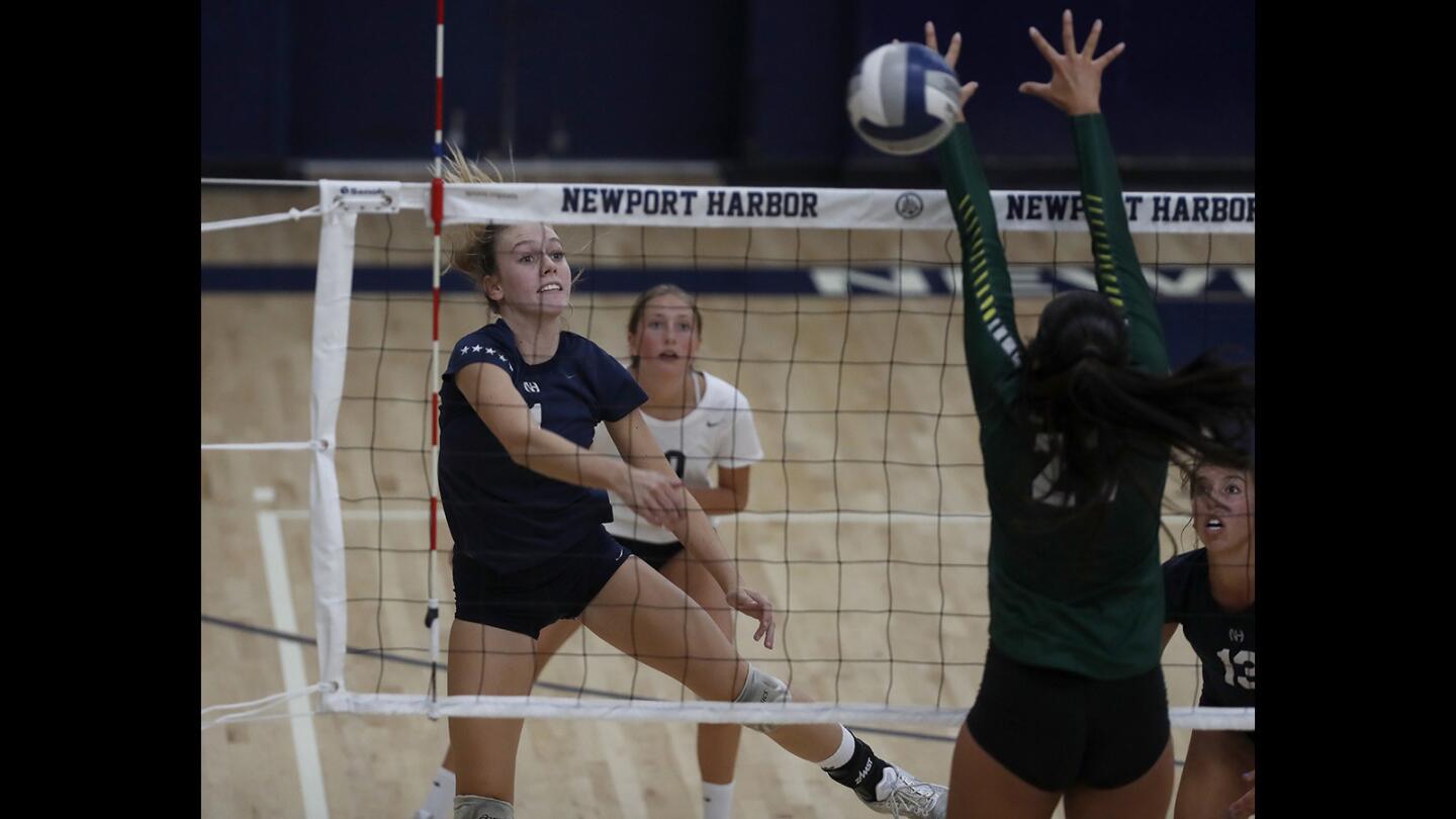 Photo gallery: Edison vs. Newport Harbor in girls’ volleyball