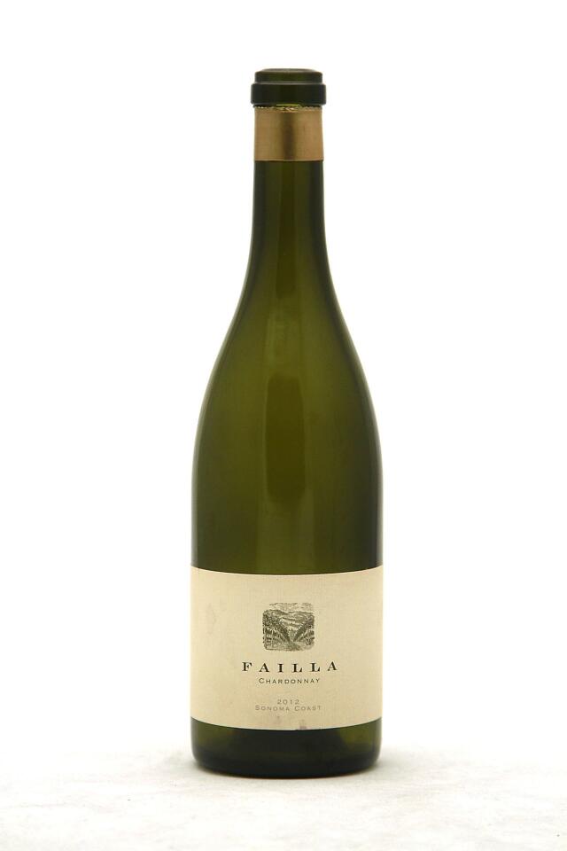 Pronounced FAY-la, this is a Chardonnay to drink young. Lithe and elegant with subtle aromas of pear and lemon, the 2012 Sonoma Coast Chardonnay is Burgundian in style, aged in 50% French oak, and of that only only a small proportion is new. From $34 to $36.